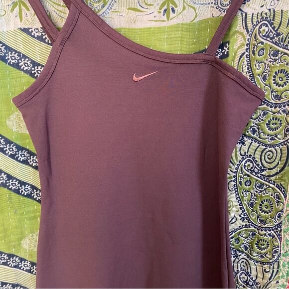 Nike Brown Everyday Mode Asymmetrical Tank Dress Size Medium - Picture 5 of 16
